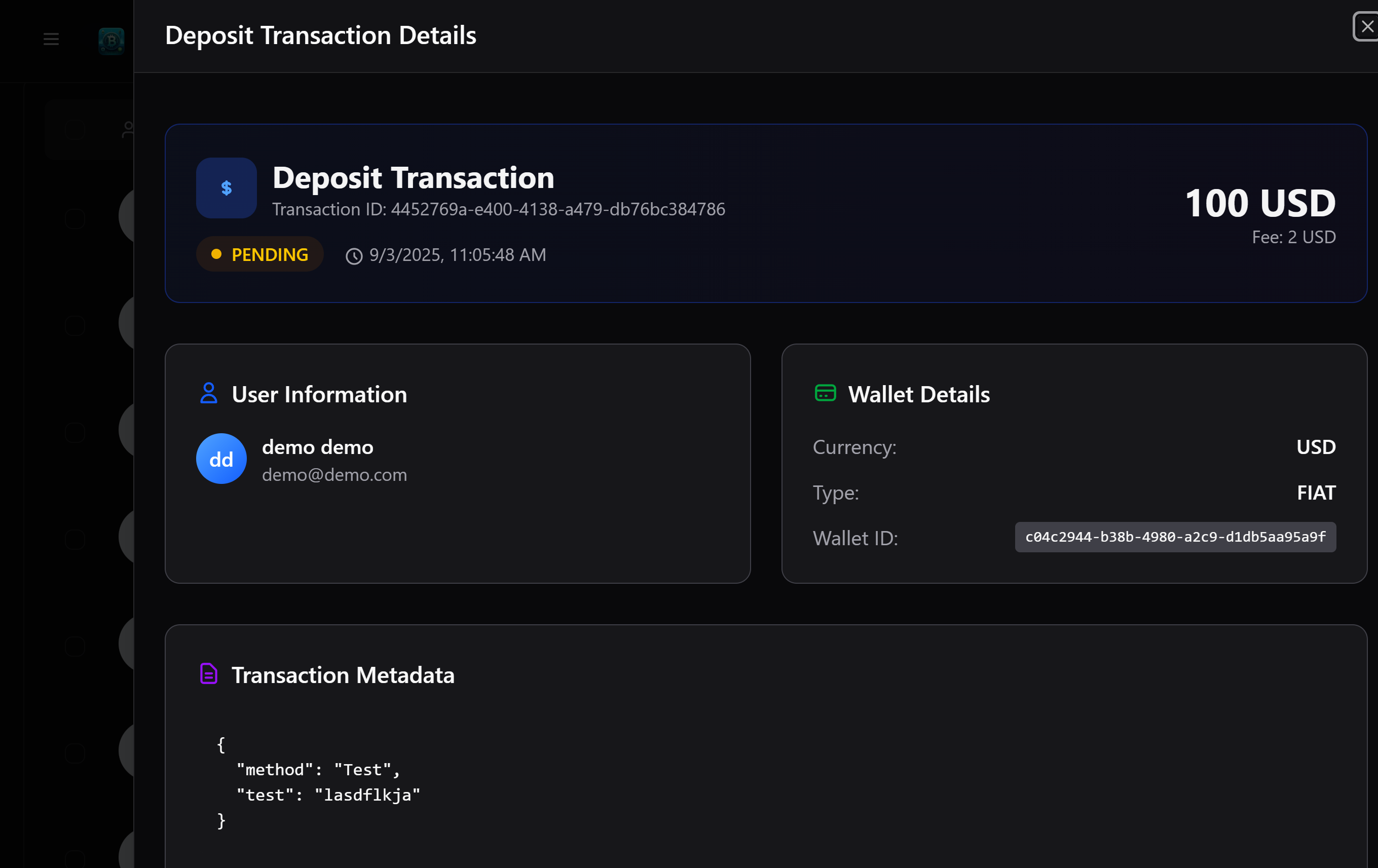 Deposit Records