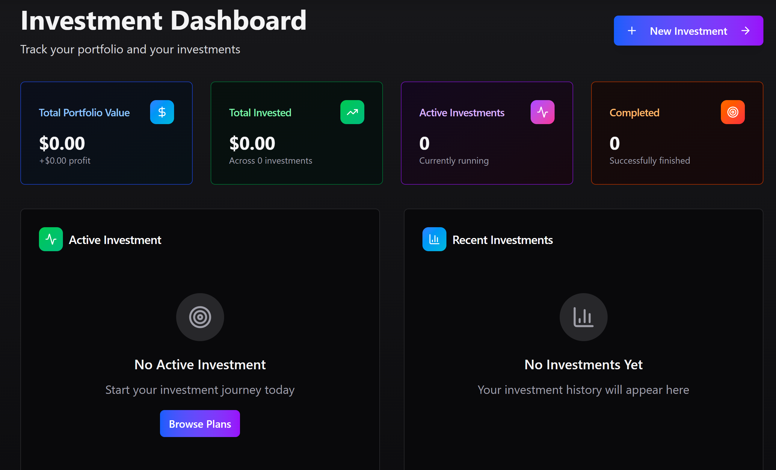 Investment Dashboard